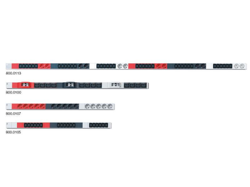 Bachmann IT PDU Vertikal Steckdosenleiste 36x C13 12x Steckdose 1HE (800.0113) Vergleich